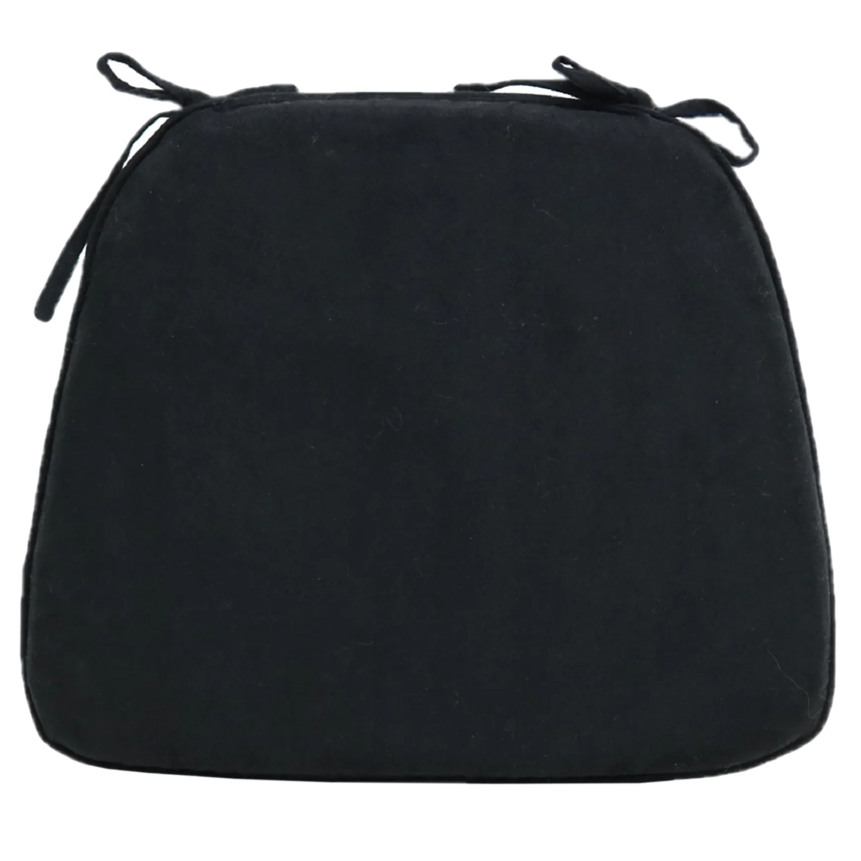 Alexander Black Plush Foam Chair Pad Flash Sale