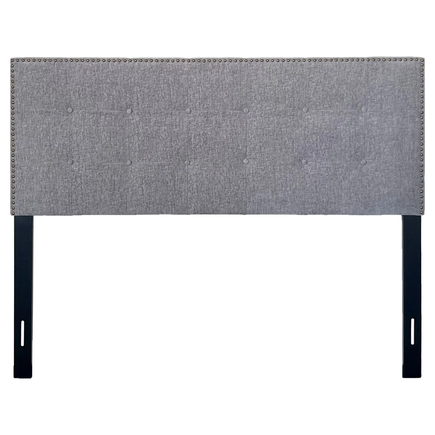 Brian Cement Grey Headboard, Queen Less Expensive