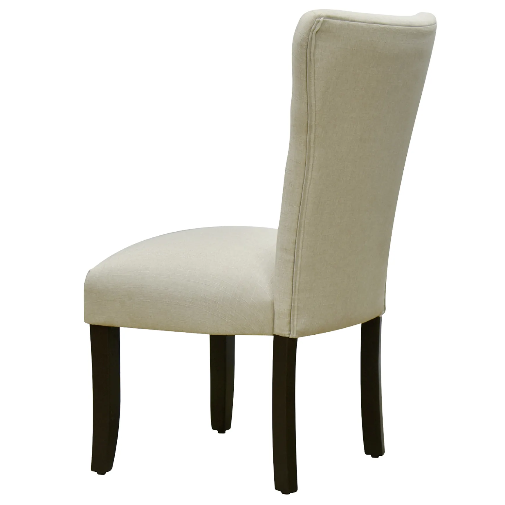 9-Button Natural Parson Dining Chair Flash Sale