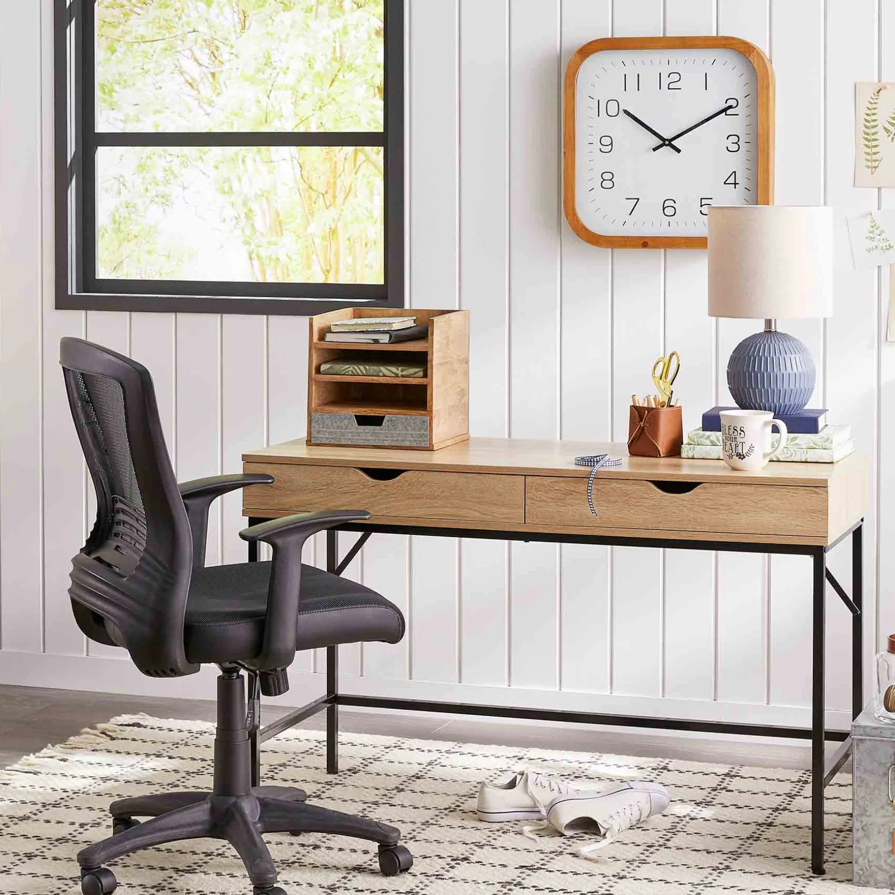 Enzo Black Adjustable Office Chair Less Expensive
