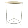 Metal Corner Plant Stand With Wood Top Grey, Medium Cheaper