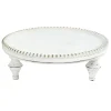 Providence White Wood Beaded Plant Stand, 12 Cheaper