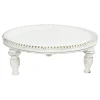 Providence White Wood Beaded Plant Stand, 13.5 Gift Selection