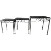 Rustic Rectangle Wood Top Table With Twist Leg, Large Flash Sale