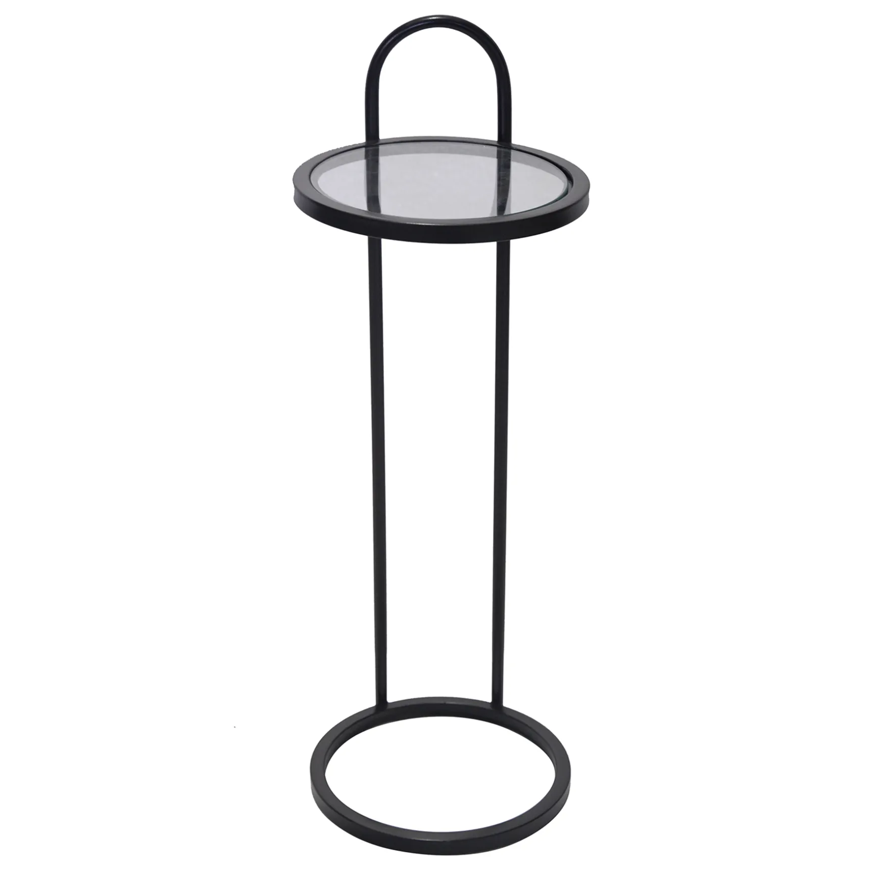 Salem Drink Table, Black Less Expensive