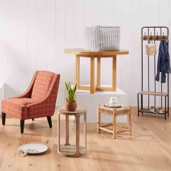 Ty Pennington Newport Wooden Cutout Accent Table Discount Online